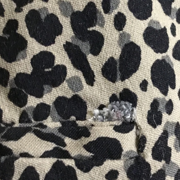 🙀3/$20 A New Day Women's Hip Zip Cheetah Print Dress Pants Size 10 - Picture 4 of 6